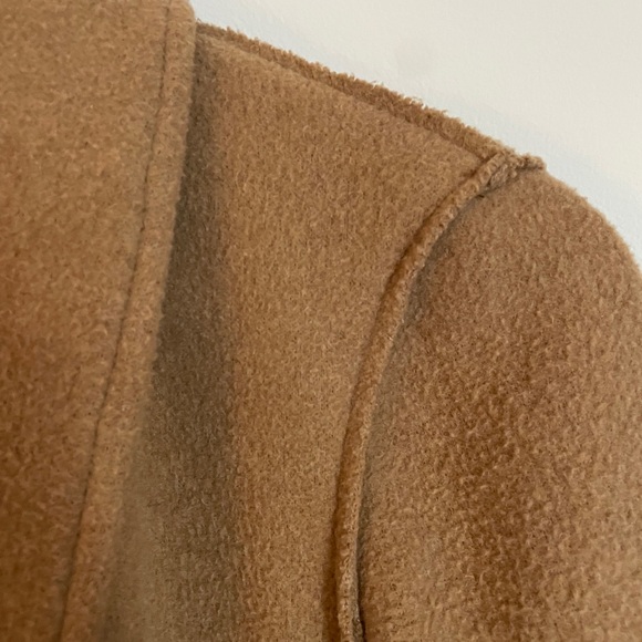 J. Crew Factory Camel Boiled Wool Topcoat - Picture 7 of 7